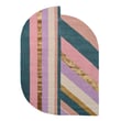 Ted Baker for Brink and Campman Jardin Pink rug, hand-tufted, displaying floral design in pink, red, and green hues over a beige background.
