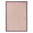 Ted Baker for Brink and Campman Kinmo Pink rug in a vibrant pink pattern, hand-tufted, showcasing intricate design and luxurious texture.
