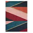 Product Image of Contemporary / Modern Burgundy Area-Rugs