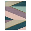 Ted Baker Sahara Pink rug: Hand-tufted, vibrant pink hues, perfect for adding a touch of elegance to modern home decor.