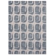 Ted Baker for Brink and Campman Woodblock Grey rug in a hand-loomed design with geometric patterns, featuring neutral tones.