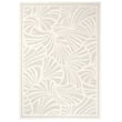 Florence Broadhurst Japanese Fans Ivory rug, hand-tufted, features elegant fan patterns in soft ivory tones, perfect for a modern interior.