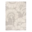 Florence Broadhurst Japanese Floral Oyster rug by Brink and Campman, featuring a colorful floral pattern on a neutral hand-tufted surface.
