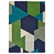 Product Image of Contemporary / Modern Green  Blue  Navy Area-Rugs