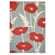 Product Image of Floral / Botanical Sage, Poppy Area-Rugs