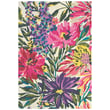 Harlequin for Brink and Campman Floreale Fuchsia rug, vibrant pink and red floral design, hand-tufted, perfect for modern interiors.