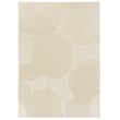 Marimekko for Brink and Campman Iso Unikko Natural White rug, featuring bold floral pattern in natural hues, crafted from New Zealand wool.