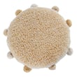 Lorena Canals Bubbly Washable Cushion in Honey, Natural color; hand-made design; cozy round cushion on a neutral backdrop.