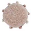 Lorena Canals Bubbly Washable Cushion in Vintage Nude and Natural, hand-made with soft textures, perfect for cozy home decor.