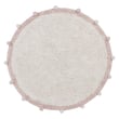 Lorena Canals Bubbly rug in natural and vintage nude colors, hand-tufted for a soft texture.
