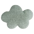 Lorena Canals Clouds Washable Pillow in Soft Blue featuring a cloud design in pastel hues; hand-made for cozy home decor.
