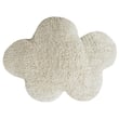 Lorena Canals Clouds Washable Pillow Natural, hand-made, beige pillow with soft cloud patterns, perfect for cozy home decor.