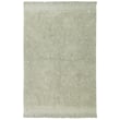 Lorena Canals Cotton Woods Symphony Washable Olive rug in soft olive and natural tones, hand-tufted design on wooden floor setting.