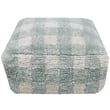 Product Image of Contemporary / Modern 
Natural, Blue Sage Poufs