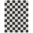 Lorena Canals Little Chefs Kitchen Tiles rug in natural and dark grey. Hand-tufted design adds a stylish touch to any space.