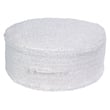 Product Image of Solid Ivory, White Poufs