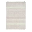 Lorena Canals Woolable Ari sheep rug, hand-tufted in frosted rose and white, featuring a pink nose, set.