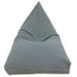 Lorena Canals Emily Washable Pouf in Terrazzo Grey, handmade, features a speckled grey design perfect for modern home decor.