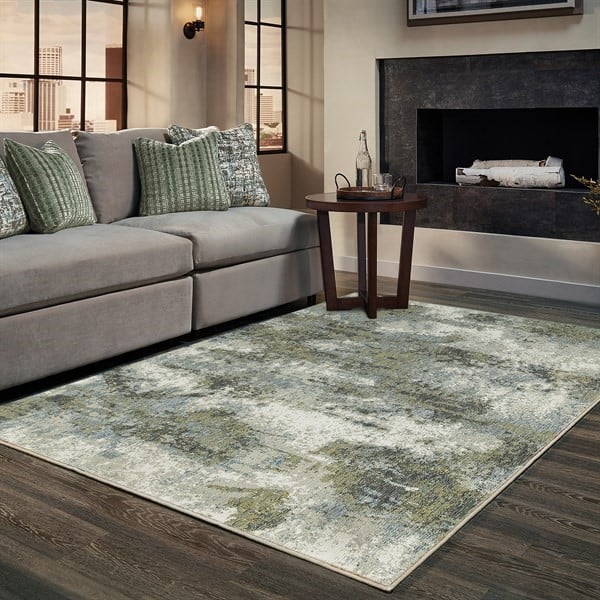 Oriental Weavers Evolution 8039 Rugs, Blue And Green Area Rug