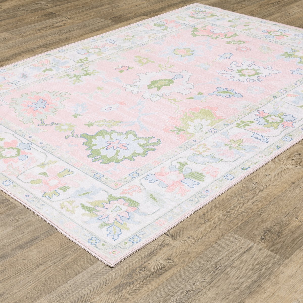 Oriental Weavers-Addison-ADD04-Pink, Green