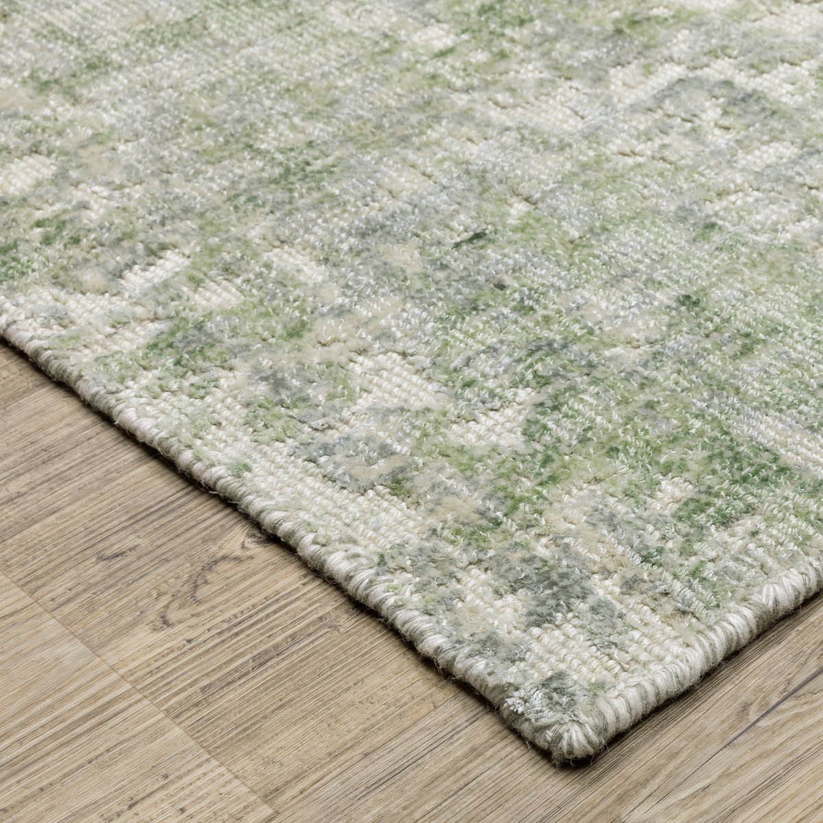 Oriental Weavers Solstice SLS02 Area Rugs | Abstract Rectangular Greens ...
