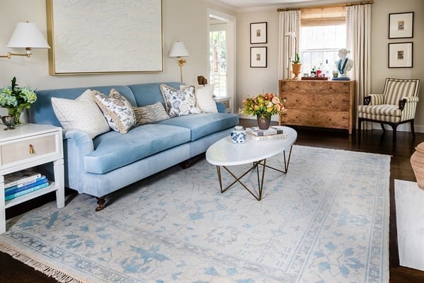 Light Blues - Blue and Grey Living Room Ideas