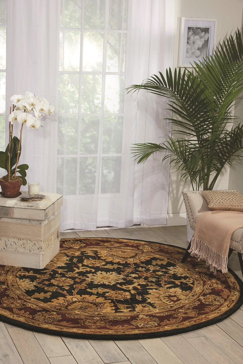 Round Persian Rugs-  Oriental Standard Rug Sizing Guide