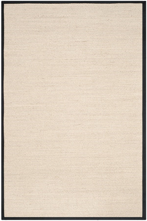 Safavieh Natural Fiber Collection Nf143a Marble and Black Sisal Area Rug 3' X 5' for sale online 