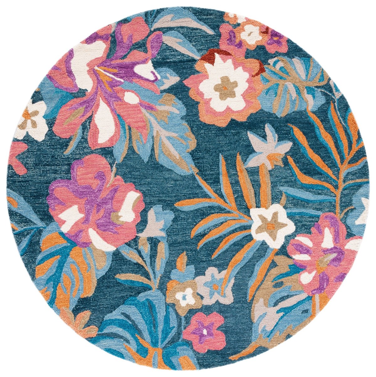 Amazon.com: SAFAVIEH Jardin Collection 6' Round Orange