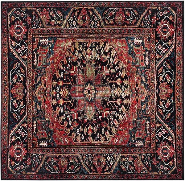 Safavieh Vintage Hamadan Vth 215 Rugs, What Size Rug For 3×5 Dining Table