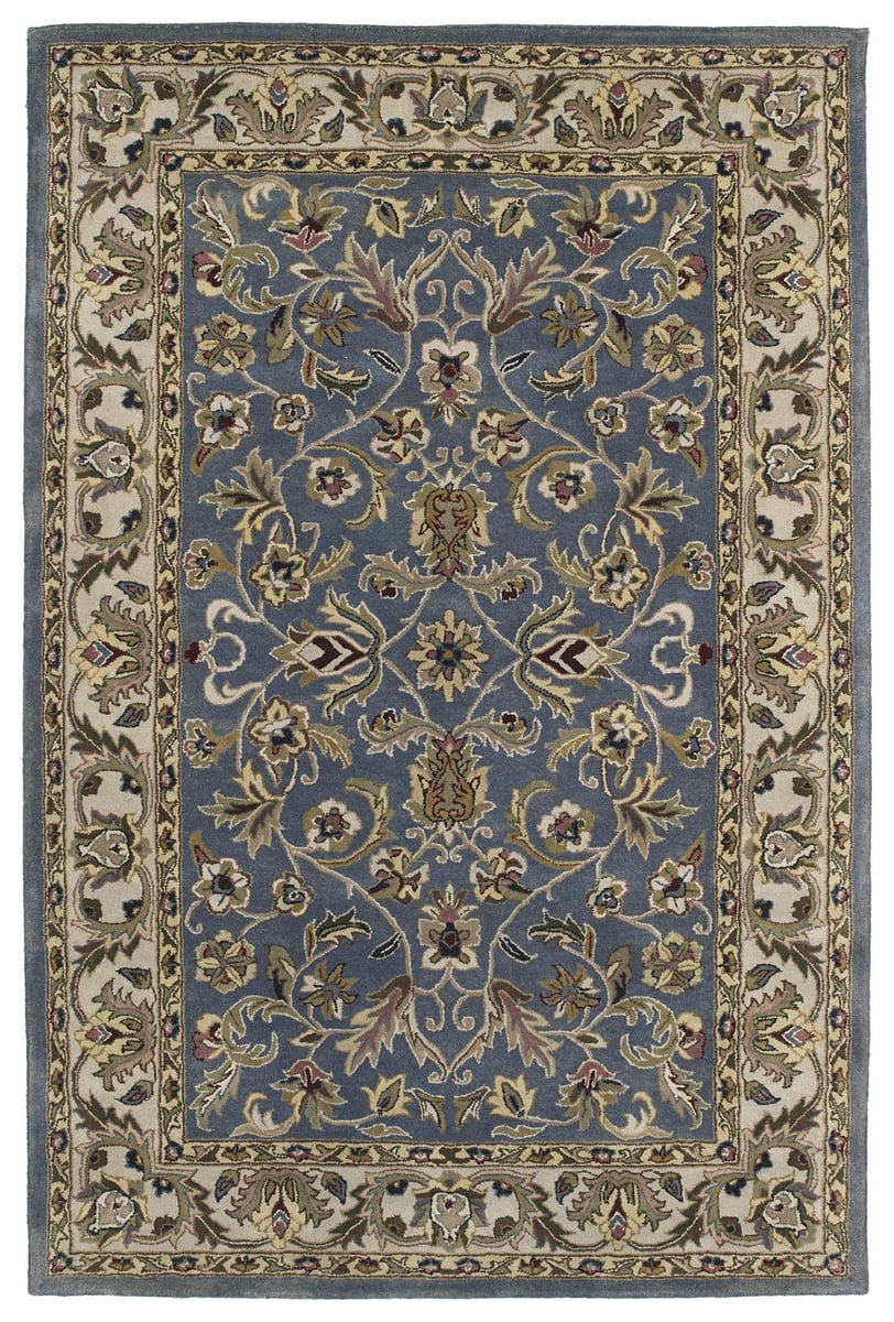 Kaleen Mystic William Rugs Wool, Green Traditional Area Rugs