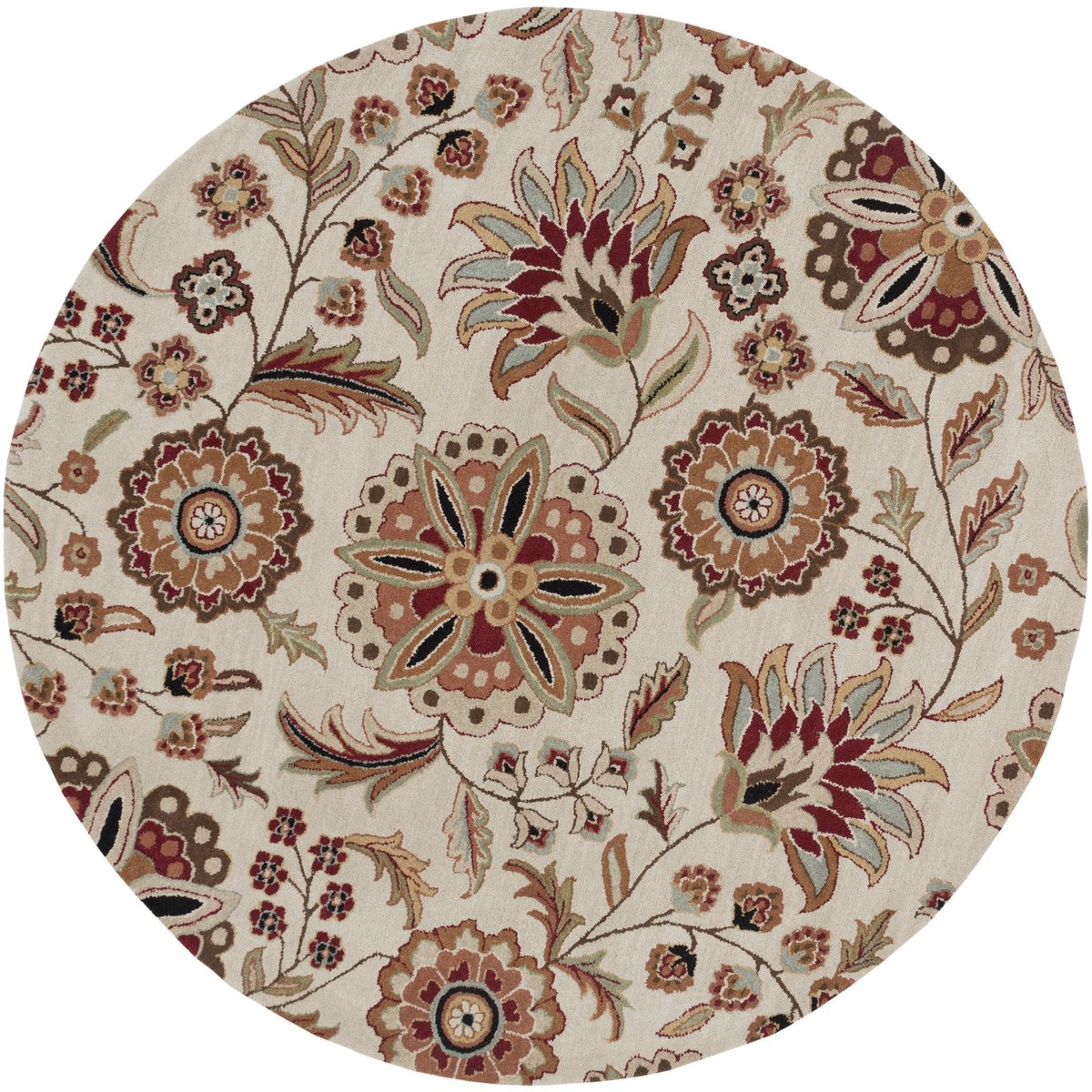 Olive Joy Carpets Kaleidoscope Highrise Whimsical Area Rugs 92-Inch by 129-Inch by 0.36-Inch 