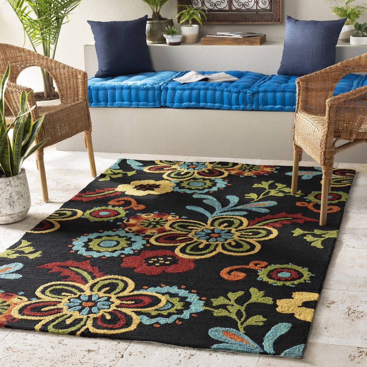 Rugs.com - 4' x 6' Everyday Performance Rug Pad 1/4 Thick Felt & Non-Slip  Backing Perfect for Any Flooring Surface