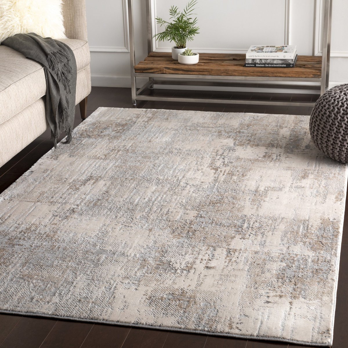 Area Rugs | 3x5 Feet | Grey | Ophanie