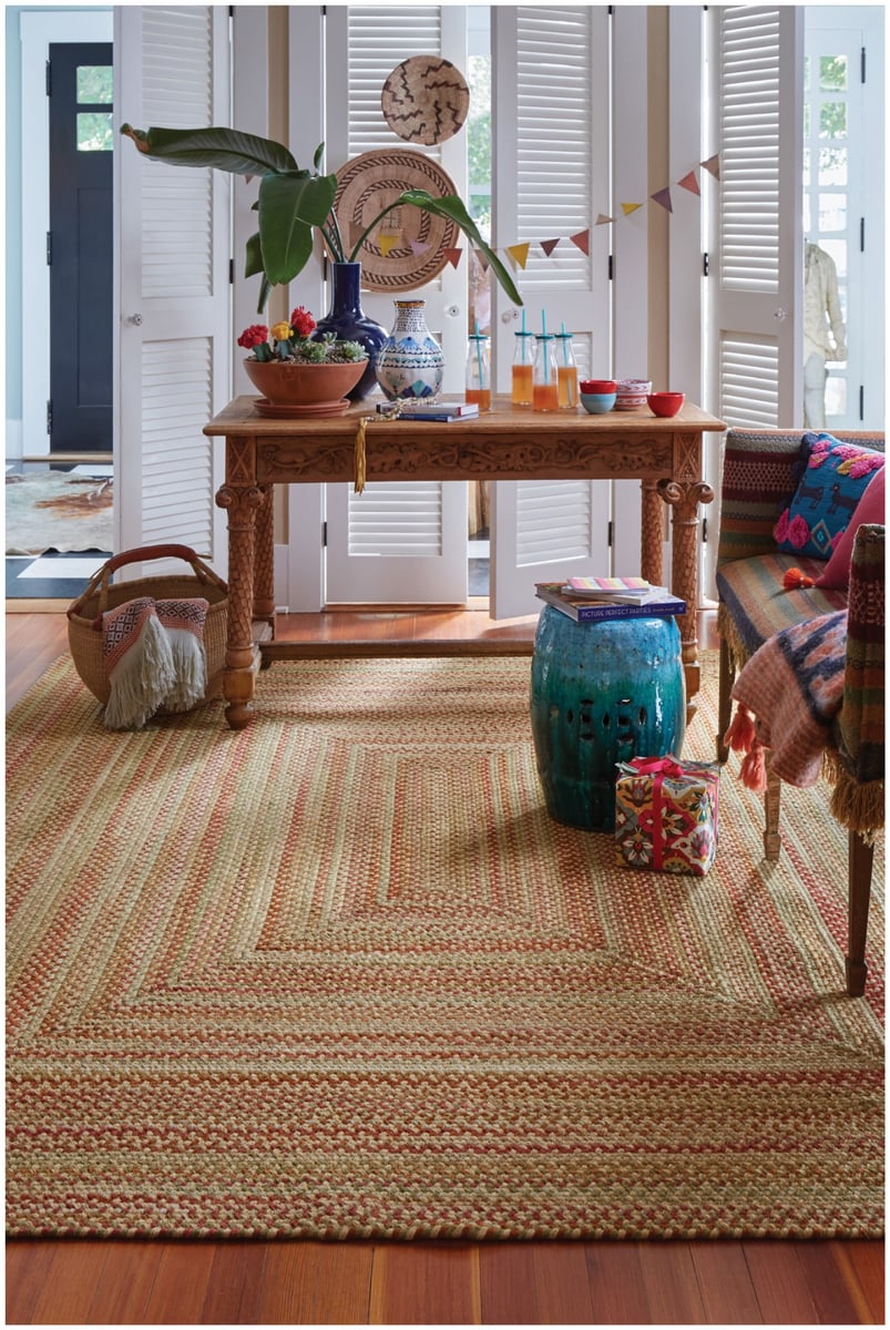High-Quality Oval Braided Rug For High-Traffic Areas 
