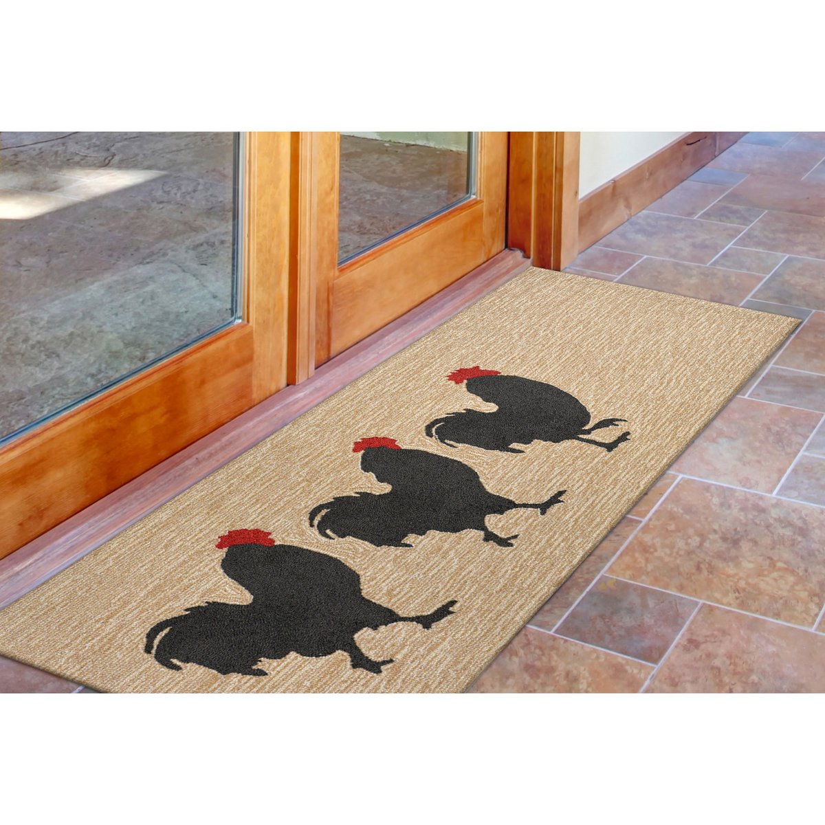 Give a Cluck - Front Porch Rug Ideas