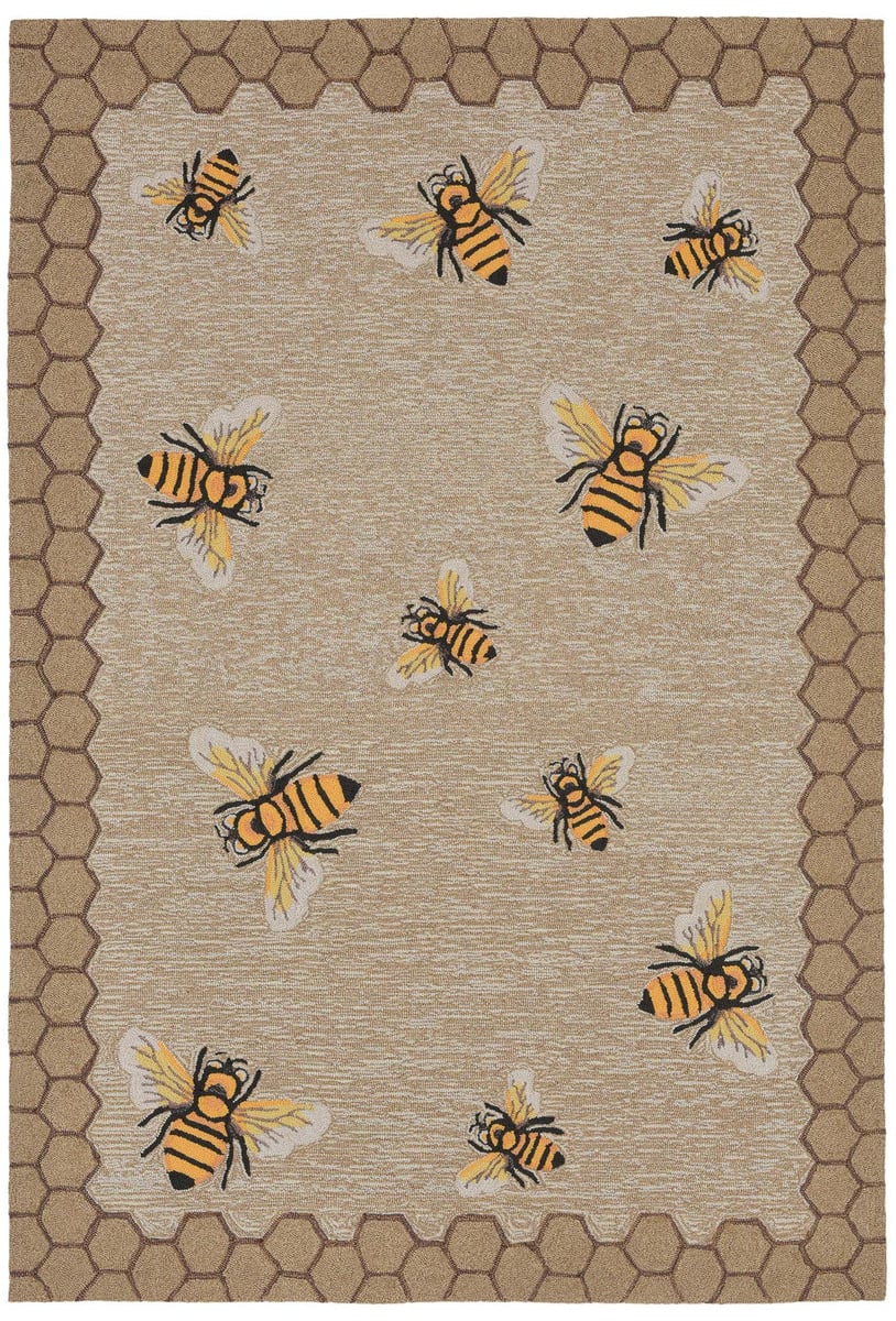  Honey Bees Honeycombs 18 x 24 Kitchen Mat Drying