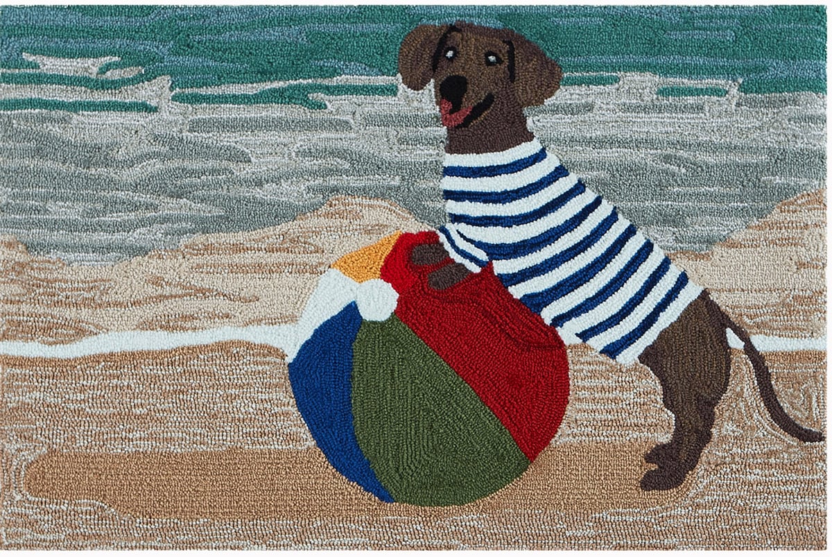 Liora Manne Front Porch Beach Dog Rugs