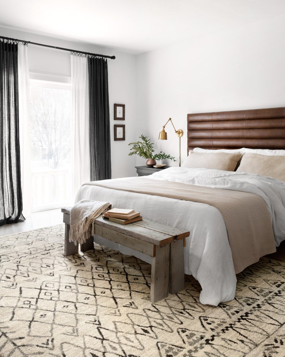 Luxurious Leather - Rustic Bedroom Decor Ideas