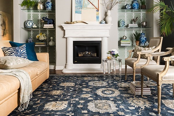 Add a touch of Persia with a Persian-styled living room rug