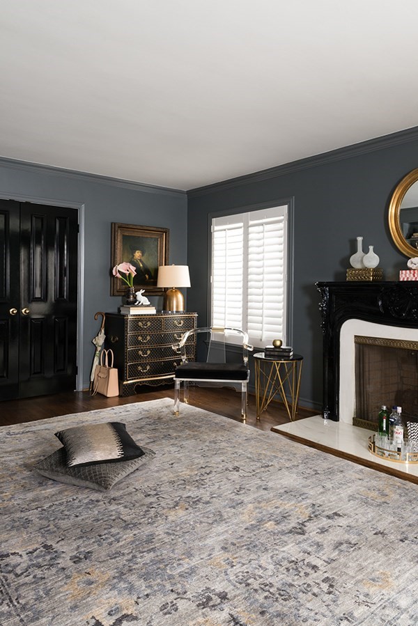 Dramatic Elegance - Black Living Room Decor Ideas