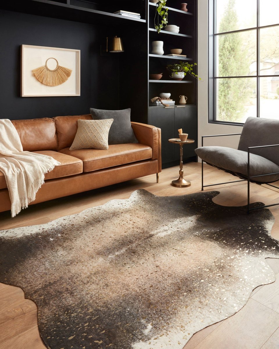 Deep, Dark Luxury - Brown Living Room Decor Ideas