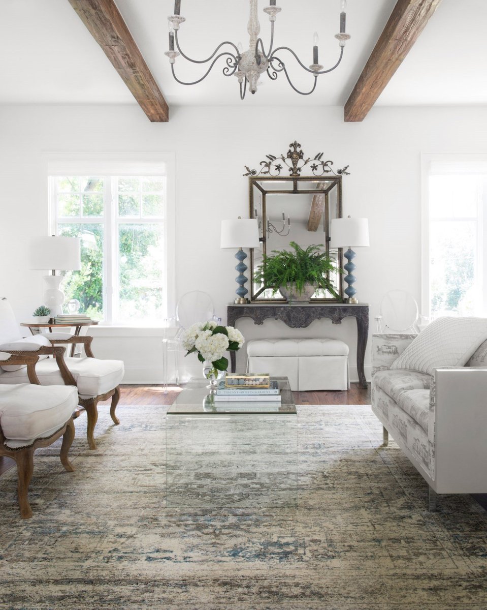 Rustic Vibes - White Living Room Ideas