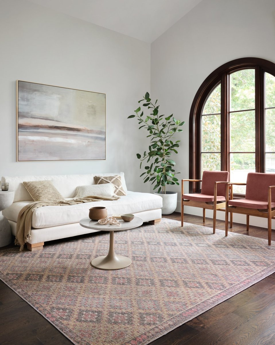 Add some traditional decor to your living room with a traditional-styled living room rug