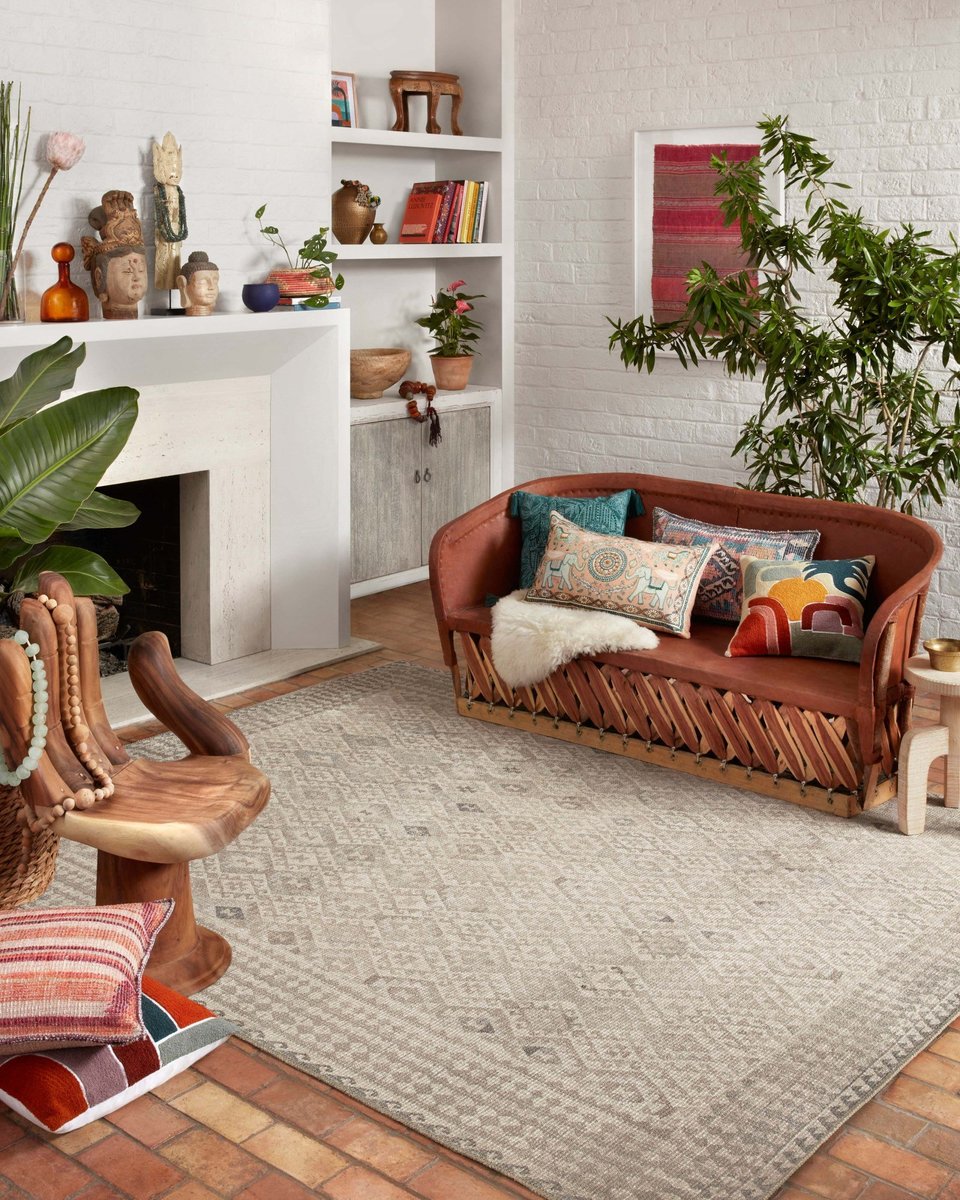 Boho Beige - Beige Living Room Decor Ideas