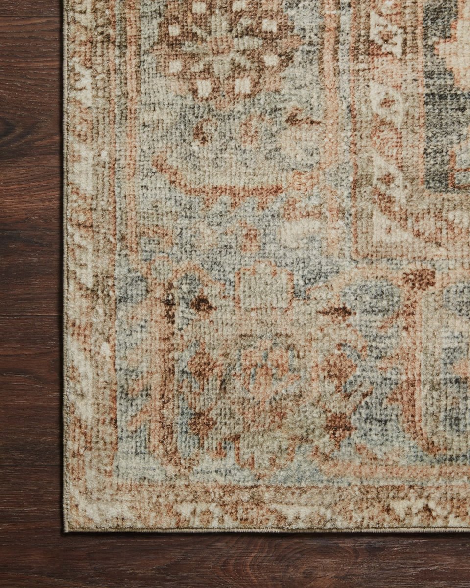 Loloi II Rugs-Margot feat. CloudPile (TM)-MAT-03-Ocean, Spice