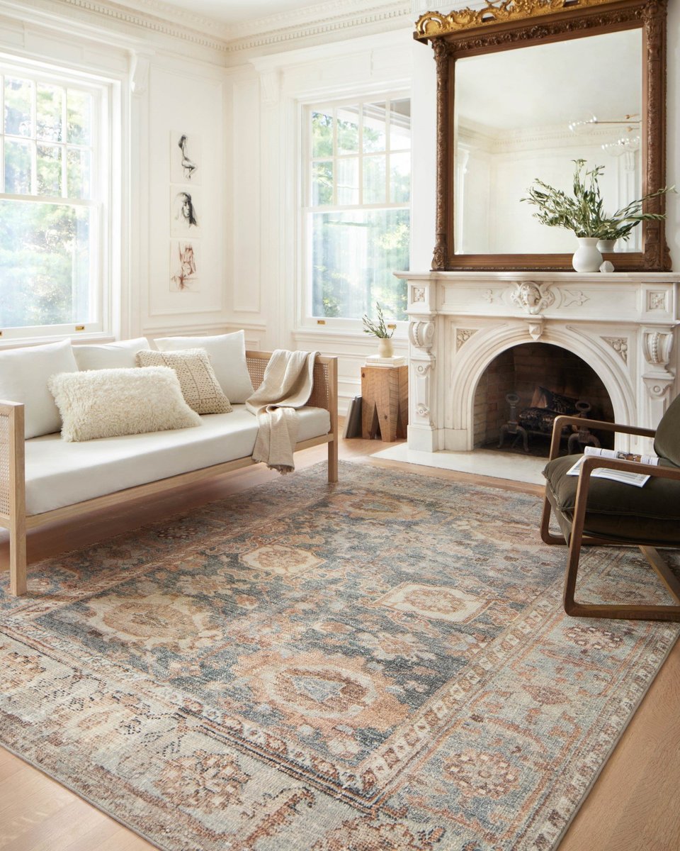 Melange Velour Carpet Serena Round-Choose ColourModern Shaggy Living Room