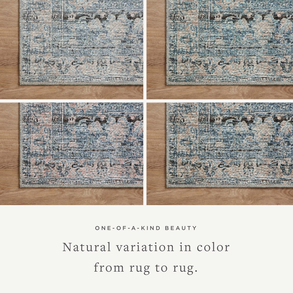 Amber Lewis x Loloi Billie BIL-05 Vintage / Overdyed Area Rugs