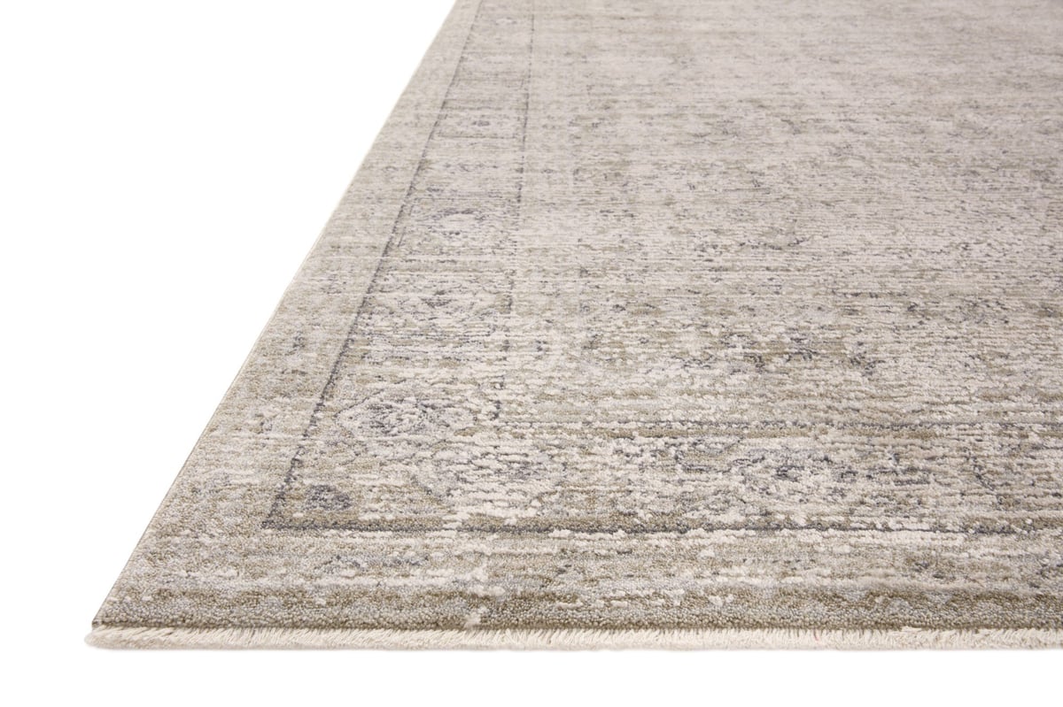 Amber Lewis x Loloi 2'7 7'9 Charcoal/Dove Alie ALE-03 Runner Area Rug