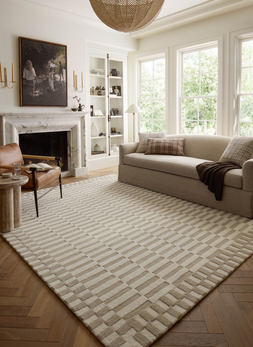 Chris Loves Julia x Loloi-Bradley-BRL-02-Ivory, Beige